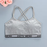 Teenager Girls Underwear Tops Crop Teens For Girls Cotton Young Girls Bra Kids Sports Bra Children Training Bra 12 14 16