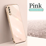 Casing for Samsung Galaxy A50 A30s A50s Solid Color Straight Edge 6D Plating Phone Case Soft Cover