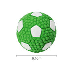 Squeaky Dog Toys Natural Latex Rubber Balls Soft Bouncy Durable for Small Medium Large Dogs Interactive Chew Fetch Play Dog Toy