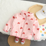 New Autumn Winter Children Girls Clothes Baby Coat Kids Cute Fashion Thickened Jacket Toddler Casual Costume Infant Sportswear