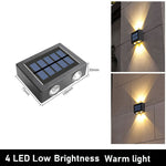 Solar Wall LED Light Outdoor Garden Decoration Wall Lamp High Brightness Up And Down Luminous Lighting Outdoor Solar LED Lamp