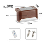 Solar Led Light Outdoor Garden Lights Waterproof Solar Lamp Outdoor Solar Light for Stair Garden Fence Decor Solar Lamp Sunlight