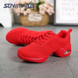 Hot Sale 2022 EU35-41 Sports Feature Soft Outsole Breath Dance Shoes Sneakers For Woman Practice Shoes Modern Dance Jazz Shoes