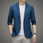 Summer Sunscreen Men for Blazer 2023 New Ultra-thin Lightweight Smart Casual Suit Jackets Classic Solid Single Breasted Coats