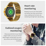 LIGE New Smart Watch 400mAh Outdoor Compass Positioning Men's Watch NFC Access Control IP68 Waterproof Fitness Health Smartwatch