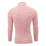 New Men's Turtleneck Sweater Casual Men's Knitted Sweater Warm Fitness Men Pullovers Tops