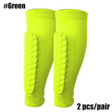 Honeycomb Soccer Shin Guards Football Shields Professional Sports Legging Shinguards Leg Sleeves Protective Gear Shank Protector