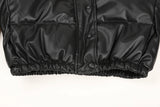 Winter Parka Coat Women's Jacket Thick Warm Women Fashion Black PU Leather Coats Women Elegant Zipper Faux Leather Jackets Tops