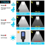 Solar Street Lights Outdoor 2500W Solar Lamp With 3 Light Mode Waterproof Motion Sensor Security Lamp for Garden Patio Path Yard