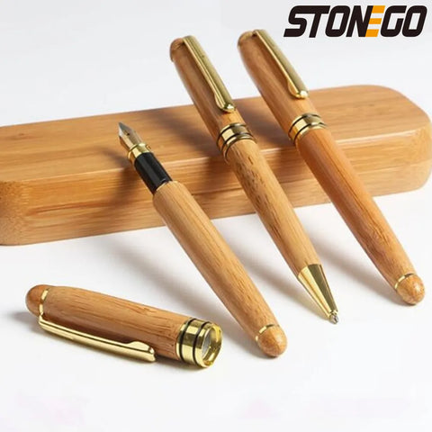 STONEGO Classics Luxury Wooden Fountain Pen/Signature Pen Ink 0.5mm for Gifts Decoration Writing Office Fountain Pen Stationery