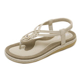 TIMETANG Women Shoes Comfort Sandals Summer Flip Flops High Quality Flat Sandals Gladiator Sandalias Mujer Black Size 36-42 E151