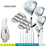 PGM RIO 2016 Ⅱ 11/9/4pcs Women Golf Club Set with Bag Carbon Iron Wood Driver Putting Sand Beginer Training Practice Club LTG014