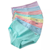 7Pcs Panties for Woman Underwear Cotton Sexy Breathable Soft Lingerie Female Briefs Girls Cute Solid Color Underpants Large Size