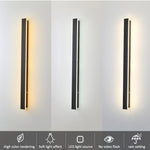 Porch light Outdoor Wall Lighting Long Strip Waterproof IP65 220V Modern Warm White Nautral Cold Light Garden lighting 110V