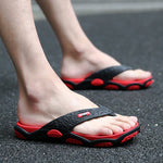 Men&#39;s Summer Non-slip Flip-flops Sandals Summer Korean Personality Flip-flops Men&#39;s Beach Sandals  Mens Slide Sandals Men Shoes