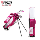 PGM Old Kids Golf Club Set 3-12 years old Children's Girl Beginner's Golf Training Wood Iron Swing Putter Bag Gift JRTG007