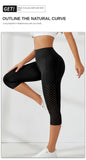 New Large Panel Pocket Design with High Waist, Hip Lift, Slimming Yoga Pants, Fitness Running Crop Pants