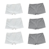 6pc/Lot Children Kids Girls Soft Underwear Elastic Boxer Shorts Panties Solid Underpants 8-14Years