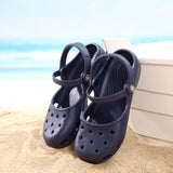 New Arrival Women&#39;s Flats Sandals Karin Mary Jane Summer Cheap Mule Clogs Ladies Girls Garden Shoes Nursing Work Slippers Black