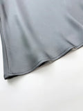 Jyate Luxury Satin Fish Tail Skirts For Women Summer Solid Color Smooth Traceless Waist Long Skirt Elegant Wrap Skirt