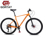 GORTAT 21 Inch Frame Aluminum Alloy Mountain Bike 10-Speed Bicycle Double Oil Brake Front & Rear Quick Release Lmitation Carbon