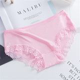 4PCS Girl Underwear Teenage Underpants Young Girl Briefs Lace Cotton Girl Panties Girl Panties Kids Underwear