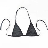 Womens Sexy Lingerie Bikini Swimwear Bra And Tie Side Thongs Set Solid Beachwear Fashion Swimsuit Bathing Suit