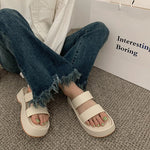 Brown anti-slip slippers Women wear 2023 new style home thick sole sandals in summer platform sandals women sandals