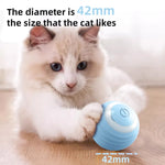 Cat Interactive Ball Smart Cat DogToys Electronic Interactive Cat Toy Indoor Automatic Rolling Magic Ball Cat Game Accessories