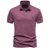 AIOPESON Brand Men&#39;s Polo Shirts Cotton Polo Shirts for Men Short Sleeve High Quantity Solid Polo Men New Summer Clothing