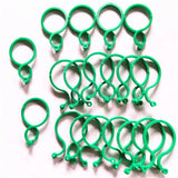 S/L 2 Size Garden Vine Strapping Clips Plant Bundled Buckle Ring Holder Tomato Garden Plant Stand Tool Garden Decor  Accessories