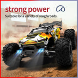 Rc Car Off Road 4x4 High Speed 75KM/H Remote Control Car With LED Headlight Brushless 4WD 1/16 Monster Truck Toys For Boys Gift