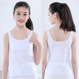 Girls Underwear Kids Cotton Tops 2022 Summer Children Sleeveless Solid Color Camisoles Breathable Undershirts Teenagers Tank Top