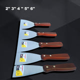 Putty Knife Scraper with Wood Handle Shovel Scraper Blade Construction Tool Wall Decorative Trowel Hand Tool