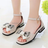 Children Sandals Fashion Bow Girl Beach Children Kids Summer Princess Shoes