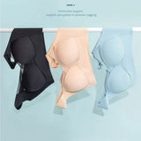 Top Seamless Womens Bras Large Size Top Support Show Small Comfortable No Steel Ring Underwear Yoga Fitness Sleep Vest