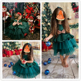 Toddler Baby Girl Dress  Big Bow Baptism Dress for Girls First Year Birthday Party Wedding Dress Baby Clothes Tutu Fluffy Gown