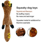 Funny Simulated Animal No Stuffing Dog Toy with Squeakers DurablePlush Dog Chew Toy Crinkle Pet Squeak Toy Pet Supplies