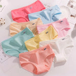 4Pcs/lot Girls Briefs Panties Cotton Teen Underwear Little Toddler  8-14Y