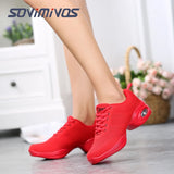 Hot Sale 2022 EU35-41 Sports Feature Soft Outsole Breath Dance Shoes Sneakers For Woman Practice Shoes Modern Dance Jazz Shoes