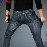 2024 Autumn Brand New Men's Fashion Jeans Business Casual Stretch Slim Jeans Classic Trousers Denim Pants Male y2k men’s jeans