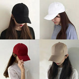 Unisex Hat Plain Curved Sun Visor Hat Outdoor Dustproof Baseball Cap Solid Color Fashion Adjustable Leisure Caps Men Women