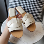 FEDONAS Ins Women Flats Sandals Genuine Leather Comfort Casual Shoes Woman Summer Slippers Female Sandals