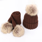 2 3 4 5 6 7 8 9 10 Years Old Boys Girls Winter Warm Hat Knitted Beanie Caps for Kids Toddler Fur Pompom Snow Bonnet Freeshipping