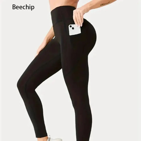 Pocket Yoga ,High Waist And Hip Lifting , Sports And Fitness Women's Leggings, Directly Sold By Manufacturers