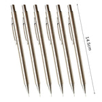 0.3 0.5 0.7 0.9 2.0mm Full Metal Mechanical Pencil Set School Art Sketch Writing Stainless Steel Automatic Pencils Kawaii Supply