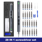 Electric Screwdriver 62/28/120pcs IN 1 Screwdriver Set Large Capacity Power Screwdriver Multi-accessory Precision Power Tools