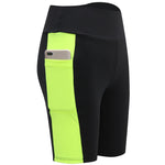 2022 Sports Pants Tight Running Shorts Yoga Cycling Pants Women's Sports Five Pants High Waist High Stretch Shorts Pocket Phone