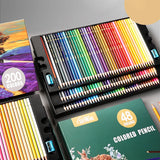 48/72/120/150/200 Colors Professional Colored Pencils Lead Watercolor Drawing Set for Art School Supplies