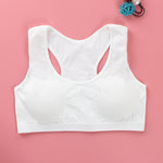 5pc Teenage Kids Bra Girls Underwear Clothing Cotton Teen Sports Bra with Chest Pad Puberty Girl training Bra 8-14Years